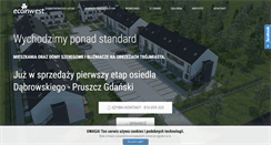 Desktop Screenshot of domy-pruszcz.pl